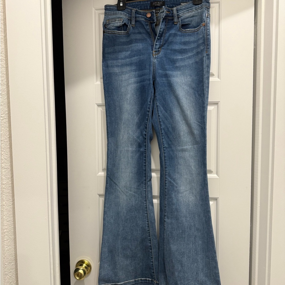 Judy Blue Flare Women's Jeans in Classic Blue